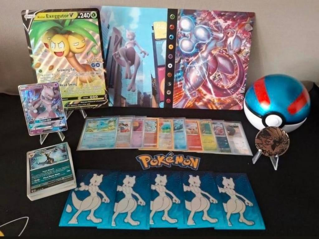 Pokémon set rond Mewtwo met verzamelmap, Ophalen of Verzenden
