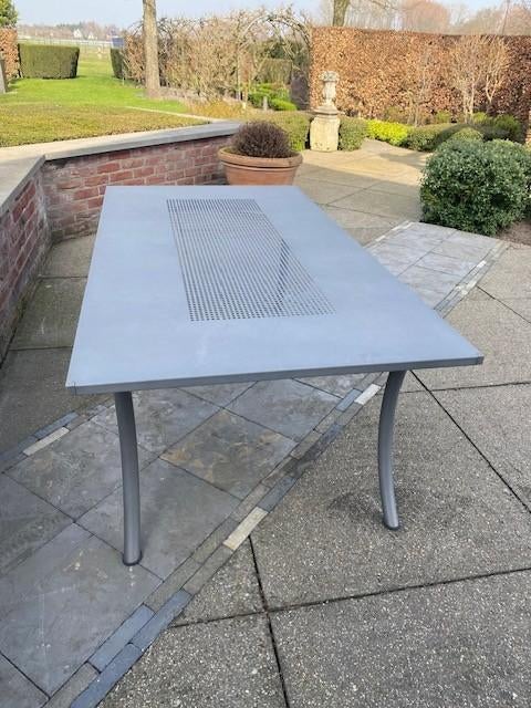 tuinfafel, Tuin en Terras, Tuintafels, Ophalen, Gebruikt, Rechthoekig, Aluminium