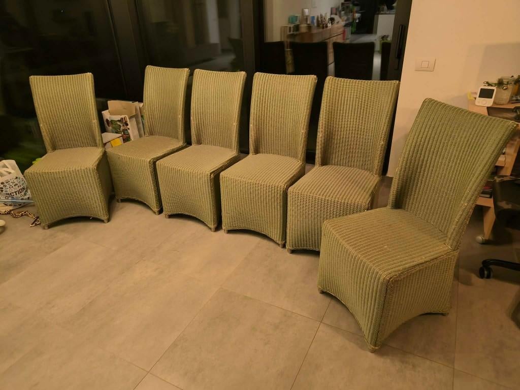 Stoelen, Maison & Meubles, Enlèvement, Utilisé, Osier ou Rotin, Cinq, Six Chaises ou plus