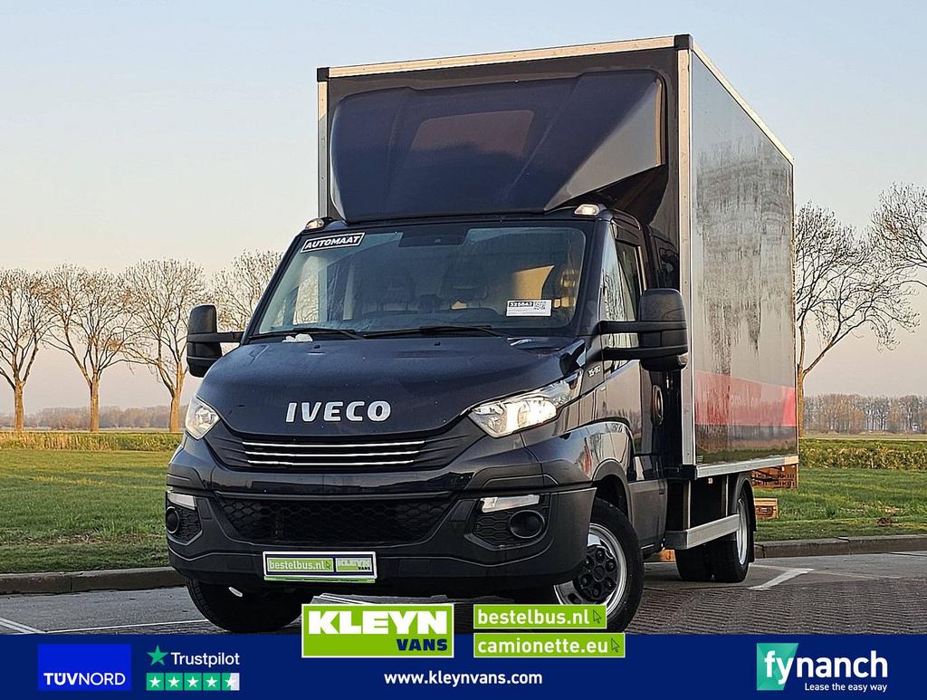 Iveco DAILY 35C18 Bakwagen Laadklep, Auto's, Bestelwagens en Lichte vracht, Automaat, Iveco, Blauw, Bedrijf