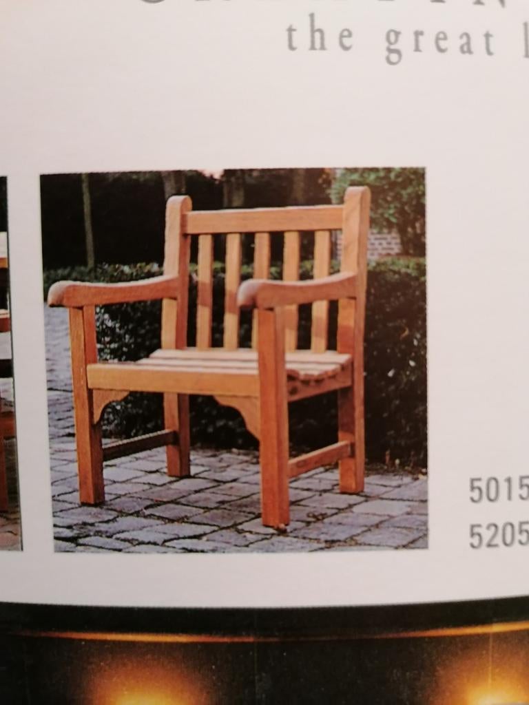 Stoelen in teakhout, Tuin en Terras, Ophalen, Teakhout