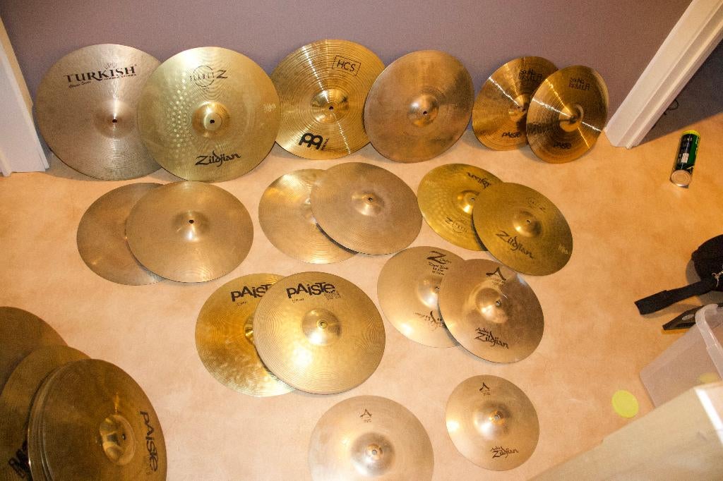 Cymbalen te koop (Zildjian, Paiste, Sabian, Tosco,..), Muziek en Instrumenten, Instrumenten | Onderdelen, Ophalen of Verzenden