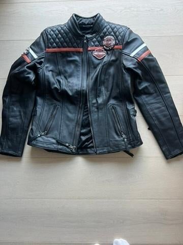 Harley-davidson miss enthusiast ce leather jacket dames, Jas | leer, Harley Davidson, Ophalen of Verzenden, Dames