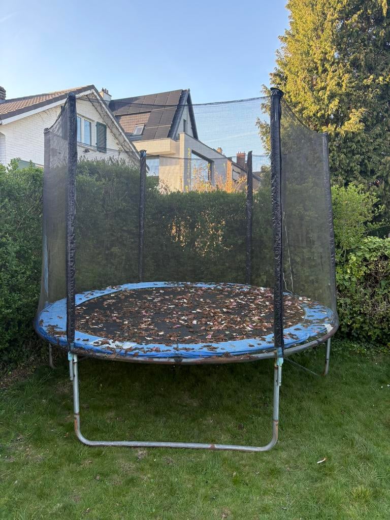 trampoline, Kinderen en Baby's, Speelgoed | Buiten | Trampolines, Ophalen of Verzenden, Gebruikt