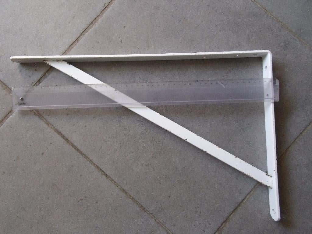 équerre de soutien 50 cm X 32 cm avec renfort amovible, Enlèvement, Comme neuf