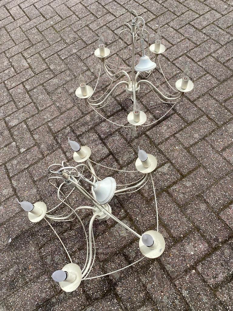 2 lusters, Huis en Inrichting, Lampen | Kroonluchters, Ophalen, Gebruikt