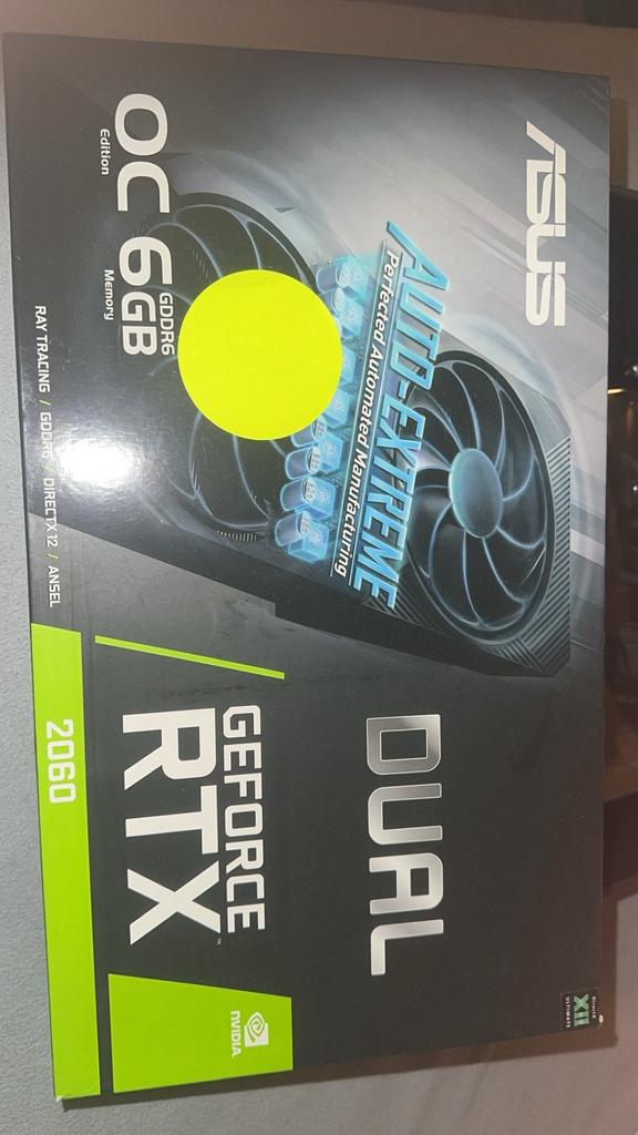 RTX 2060 OC Asus - 6GB DDR6, Ophalen, Zo goed als nieuw, GDDR6, Nvidia