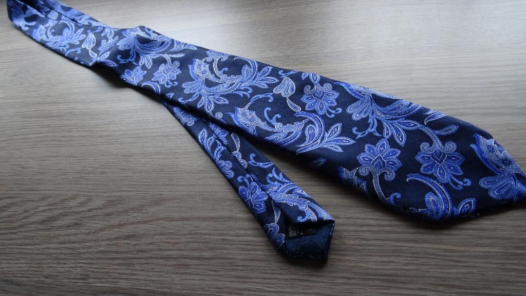 HERENDAS "LUCA FRANZINI" 100% ZIJDE, Kleding | Heren, LUCA FRANZINI, Blauw, Ophalen of Verzenden, Zo goed als nieuw