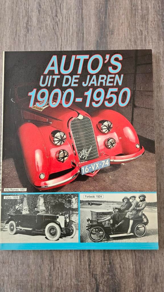 Boek Auto's uit de jaren 1900-1950, Boeken, Auto's | Boeken, Ophalen