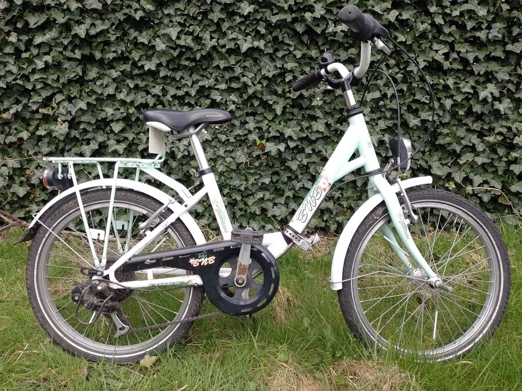 Meisjesfiets BNB 20 inch, Fietsen en Brommers, Ophalen, Gebruikt, BNB, Versnellingen
