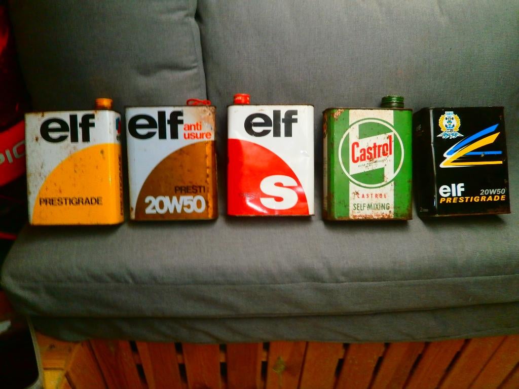 oude olieblikken, Verzamelen, Ophalen