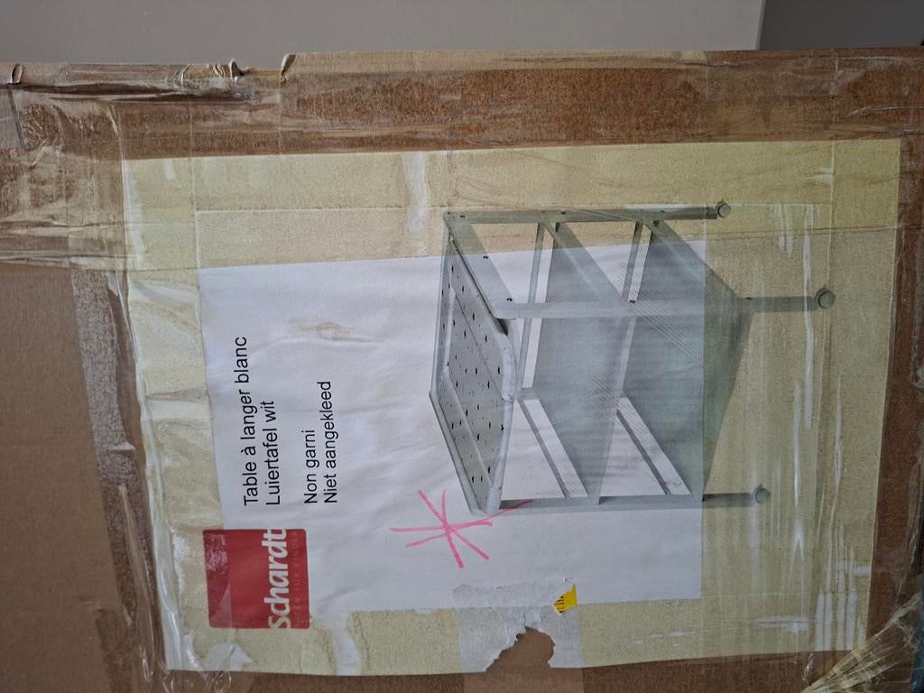 table à langer blanc schardt jamais ouvert neuf, Kinderen en Baby's, Badjes en Verzorging