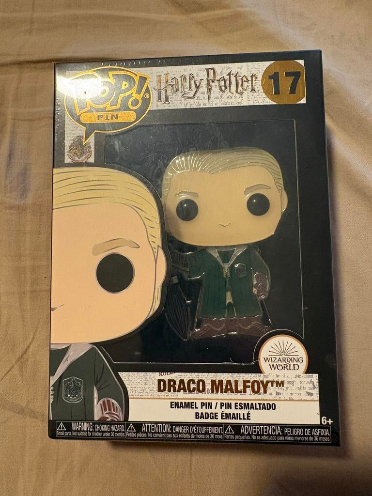 Funko Pop pin draco malfoy, Verzamelen, Harry Potter, Ophalen of Verzenden, Nieuw