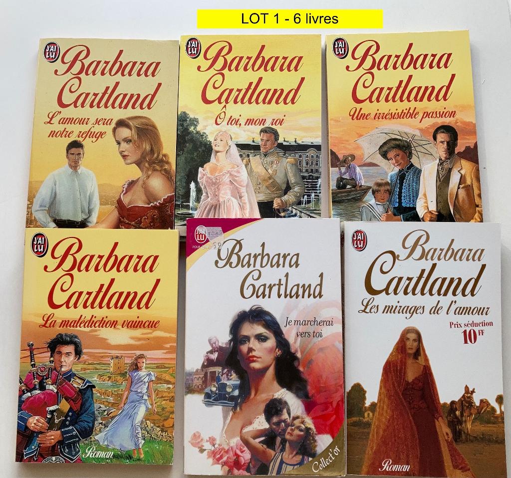 Barbara Cartland - en lot - au choix, Livres, Romans, Enlèvement ou Envoi, Utilisé, Barbara Cartland
