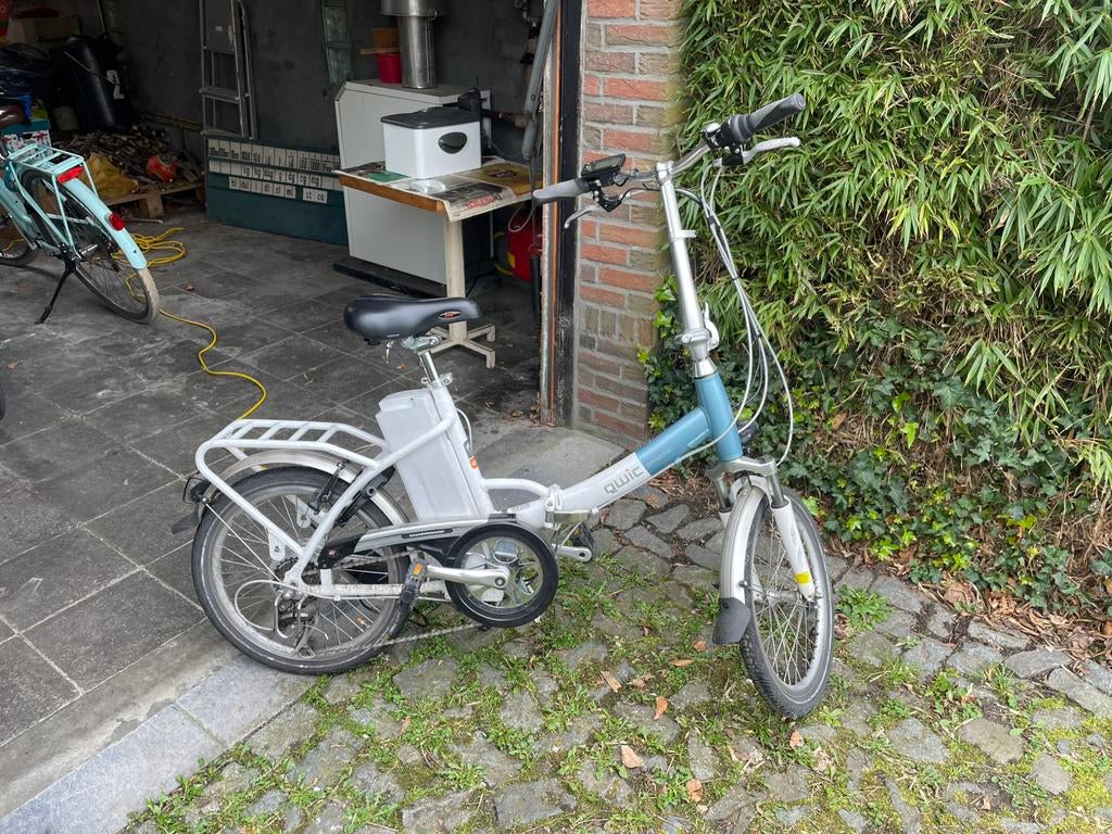 Elektrische plooifiets., Fietsen en Brommers, Ophalen, Gebruikt, Qwic