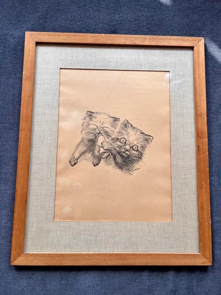 Kattenkaart, Antiek en Kunst, Ophalen of Verzenden