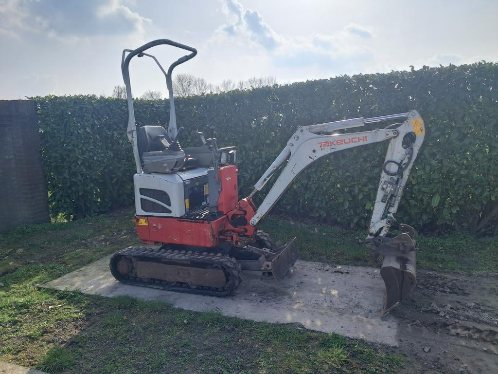 Minigraver Takeuchi TB 210 / Sloop-sorteer / Minikraan, Zakelijke goederen, Ophalen