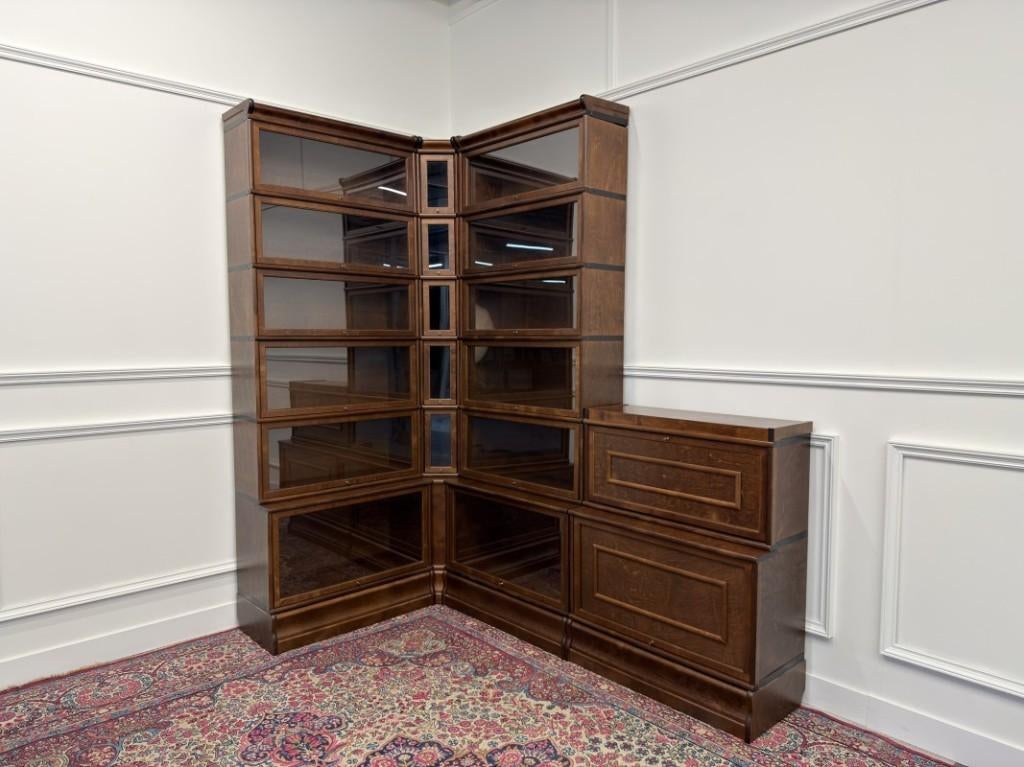 Klassiek Engelse Globe Wernicke Hoekkast Boekenkast, Antiquités & Art, Antiquités | Bureau & Affaires, Enlèvement