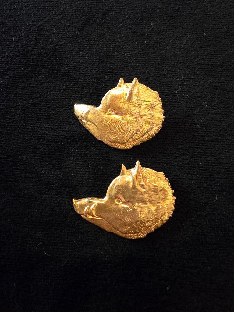 Chasseurs ardennais insigne hure sanglier belge Belgique, Collections, Enlèvement ou Envoi