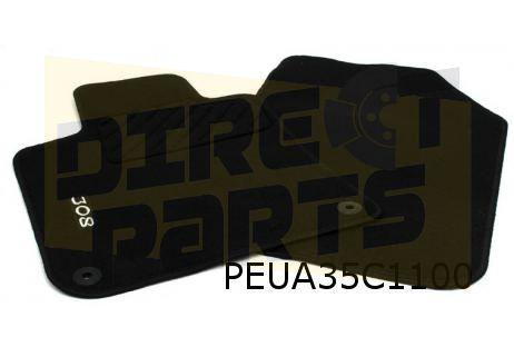 Peugeot	308 (10/17-9/21) (T9) mattenset (4x) naaldvilt tekst, -, Verzenden, -, Nieuw