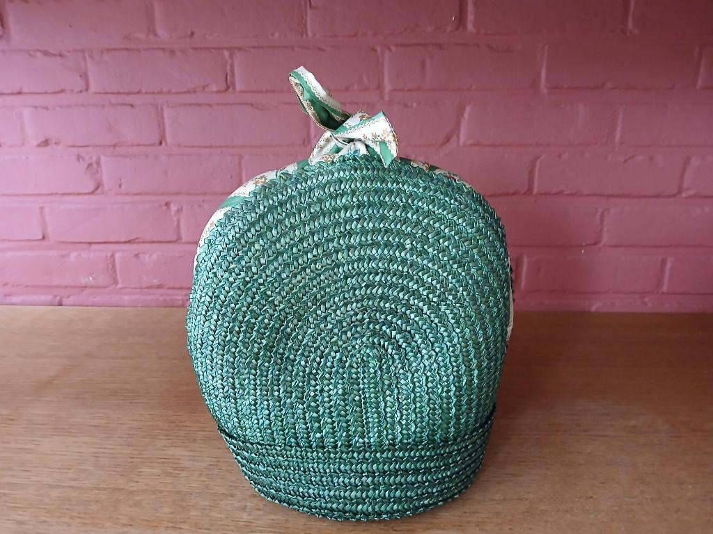 Vintage theemuts, Maison & Meubles, Cuisine | Linge de cuisine, Enlèvement ou Envoi, Comme neuf, Vert, Autres types