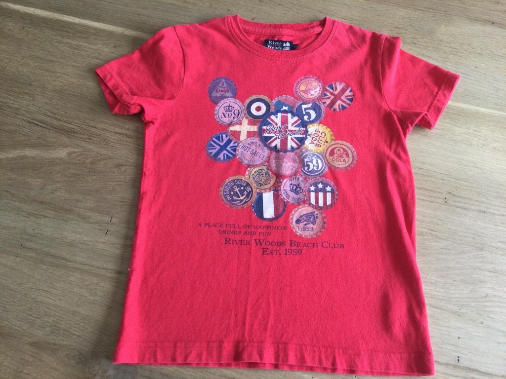 River woods T-shirt 10 jaar, Kinderen en Baby's, Kinderkleding | Maat 140, River Woods, Ophalen of Verzenden, Zo goed als nieuw