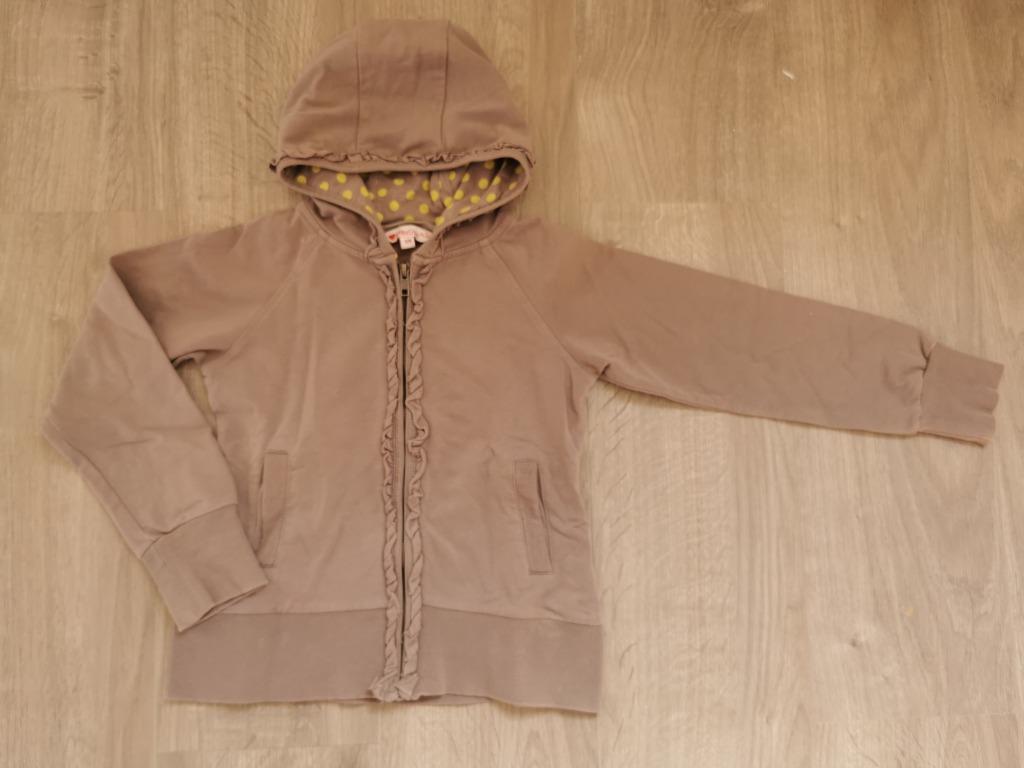 Bruin vestje - maat 128, Kinderen en Baby's, Ophalen of Verzenden, Gebruikt, Meisje, Trui of Vest