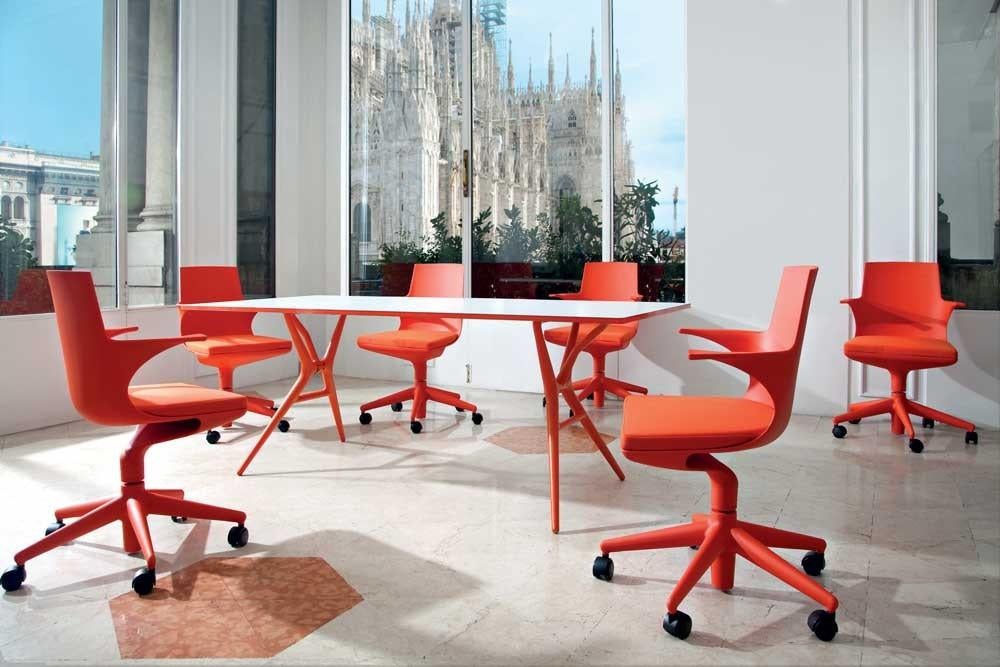 Table et chaises de bureau Kartell Spoon, Enlèvement, Ergonomique