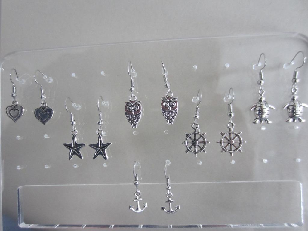 Oorringen NIEUW, Ophalen of Verzenden, Nieuw, Paars