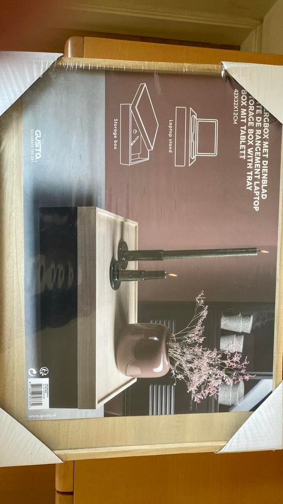 Opbergbox - met dienblad, Diversen, Ophalen, Nieuw