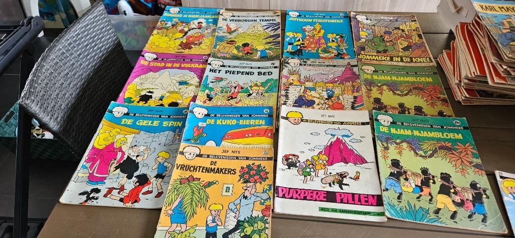 Jommeke oude strips, Boeken, Stripverhalen, Meerdere stripboeken, Ophalen, Gelezen, Jef Nys