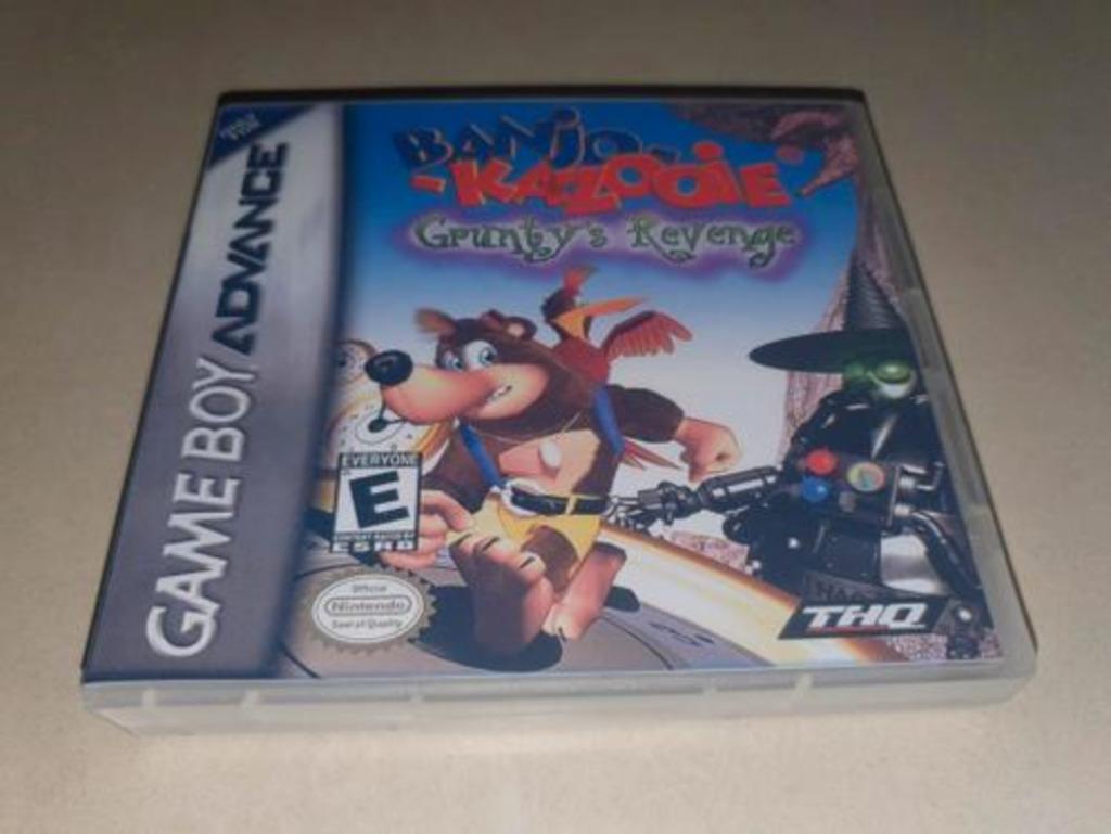 Banjo Kazooie Grunty's Revenge Game Boy Advance GBA GameCase, Verzenden, Zo goed als nieuw