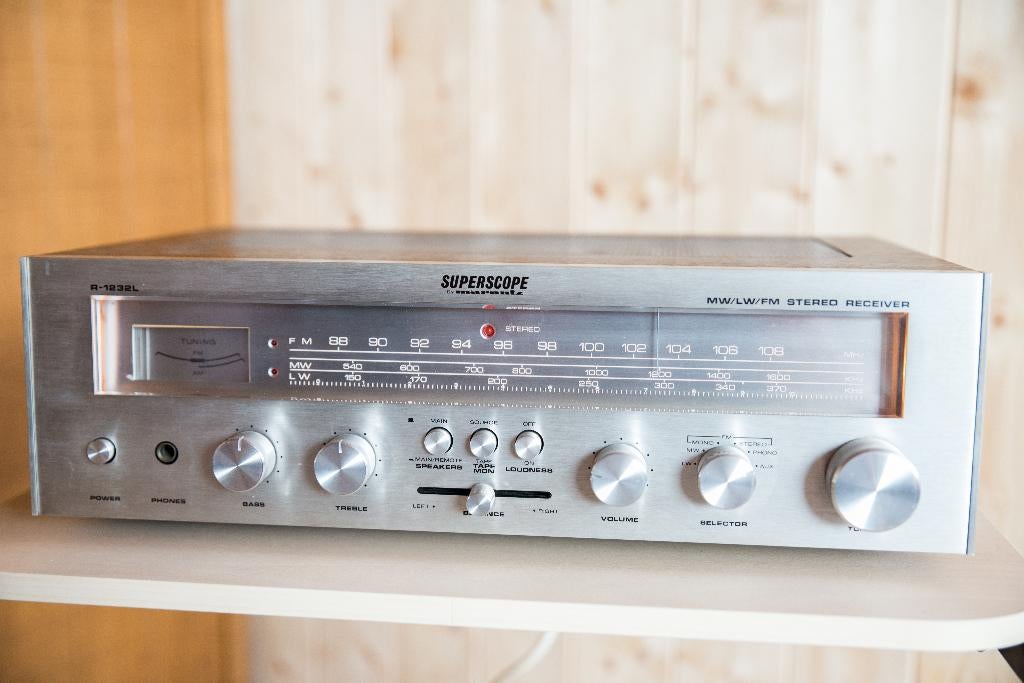 Superscope R-1232L by Marantz, TV, Hi-fi & Vidéo, Amplificateurs & Ampli-syntoniseurs, Utilisé, Stéréo, Moins de 60 watts, Autres marques