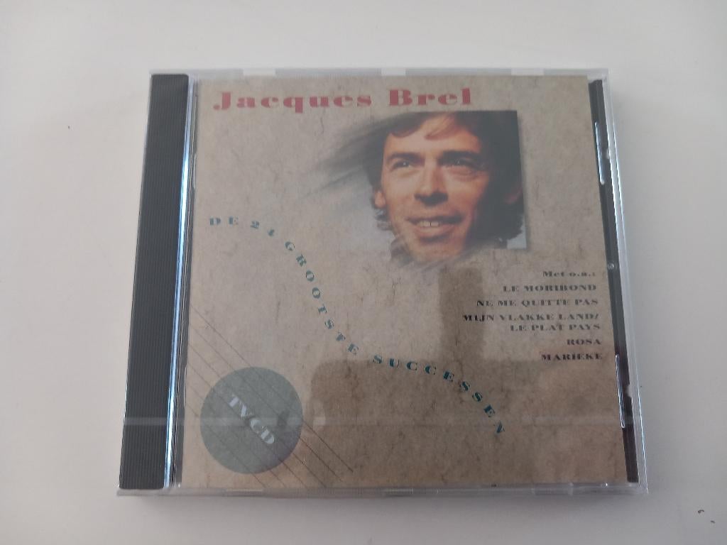 *nieuw* CD Jacques Brel De 24 grootste successen Pop Chanson, Cd's en Dvd's, Ophalen of Verzenden, Nieuw in verpakking