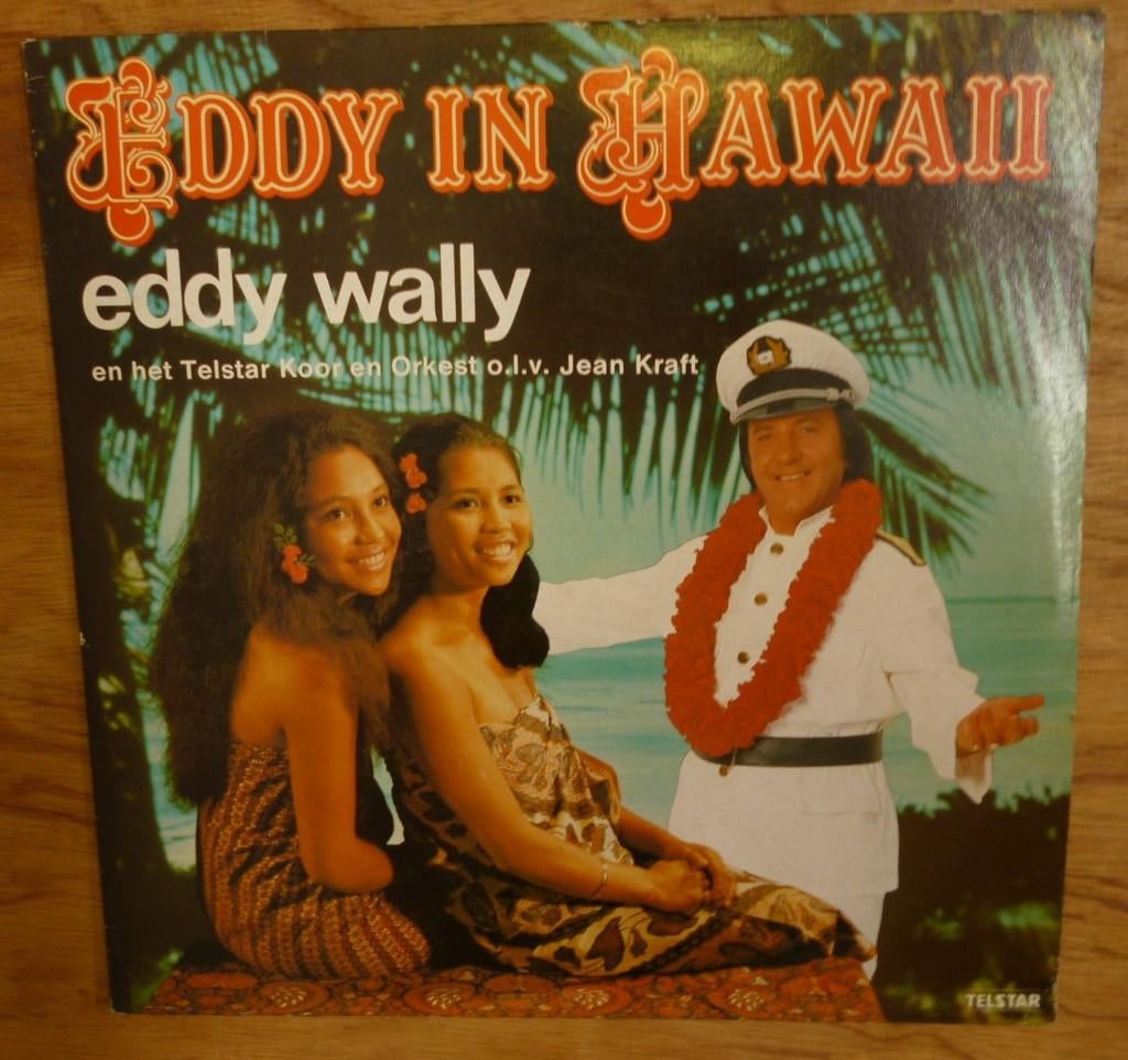 oude Telstar LP   EDDY WALLY   gesigneerd, Cd's en Dvd's, Vinyl | Nederlandstalig, Gebruikt, Levenslied of Smartlap, 12 inch, Ophalen of Verzenden
