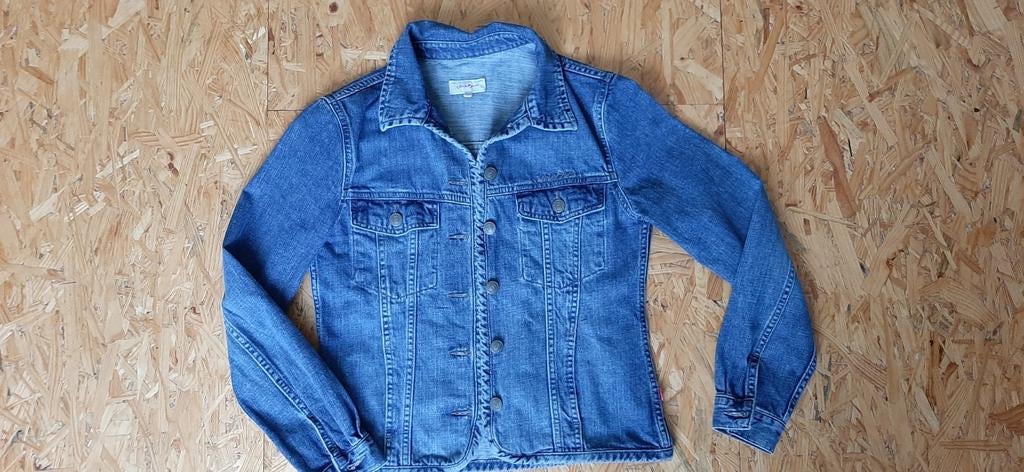Jeansvest Jackpot maat S, Kleding | Dames, Ophalen of Verzenden, Zo goed als nieuw, Maat 36 (S)