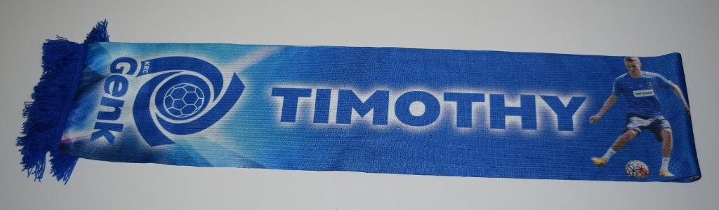 KRC Genk / Fotosjaal Timothy Castagne, Verzamelen, Verzenden, Nieuw, Vaantje of Sjaal