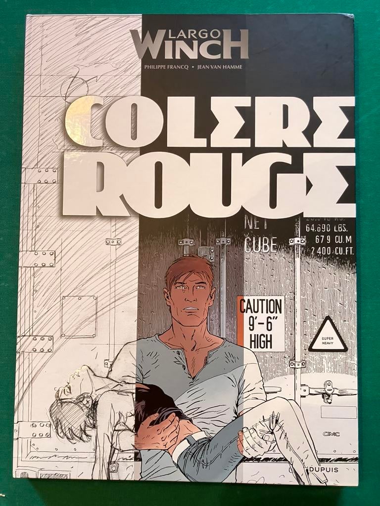 Largo Winch . Colère rouge .Tirage de tête, Enlèvement, Comme neuf