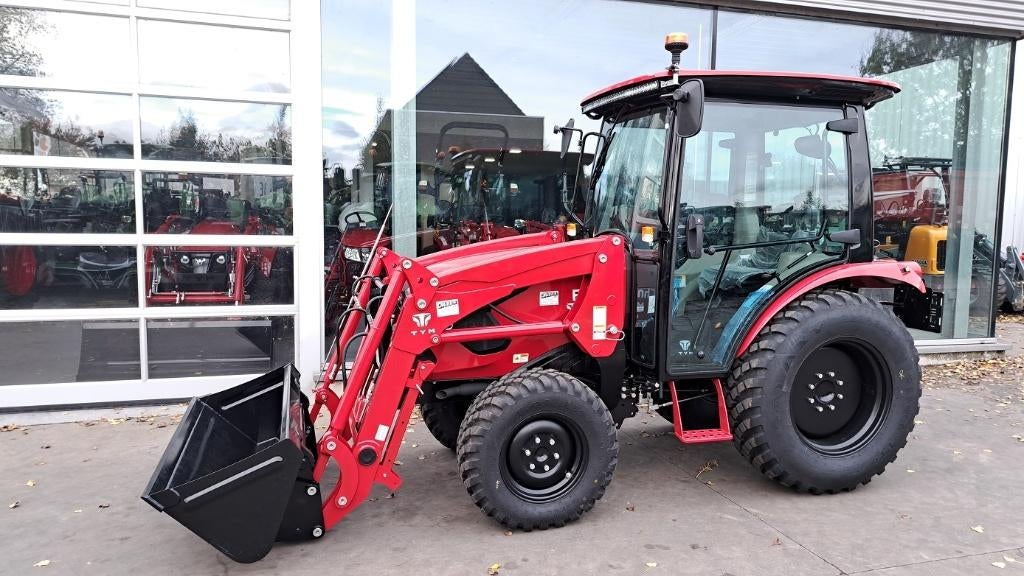 Mini tracteur TYM HST + cabine + chargeur frontal, la neige, Enlèvement