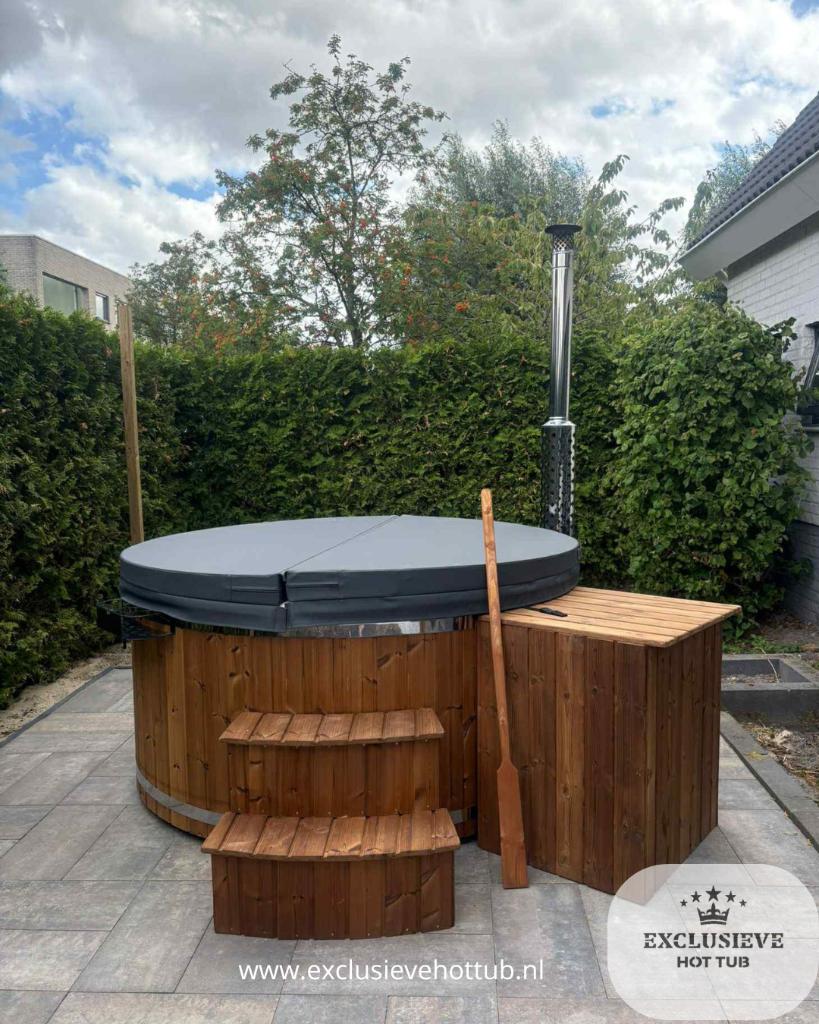 Bain à remous au feu de bois/électrique ou hybride/exclusif, Jardin & Terrasse, Accessoires de piscine, Neuf, Filtre, Enlèvement ou Envoi