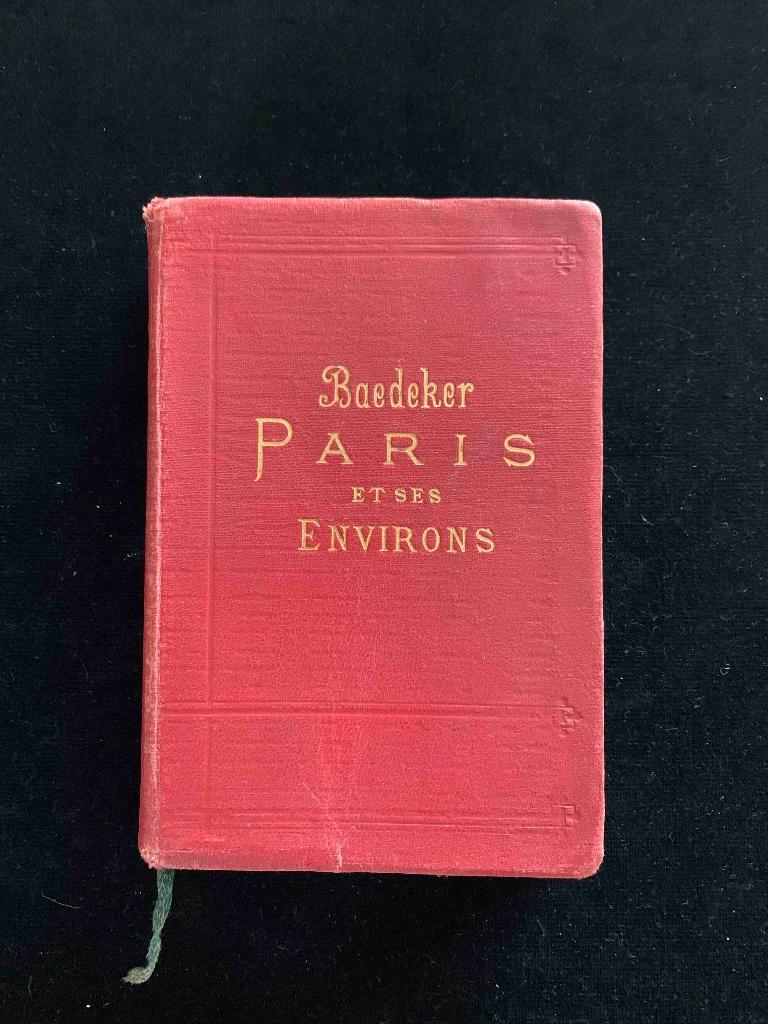 Guide Baedeker Paris, Guide ou Livre de voyage, Autres marques, Enlèvement ou Envoi, Utilisé