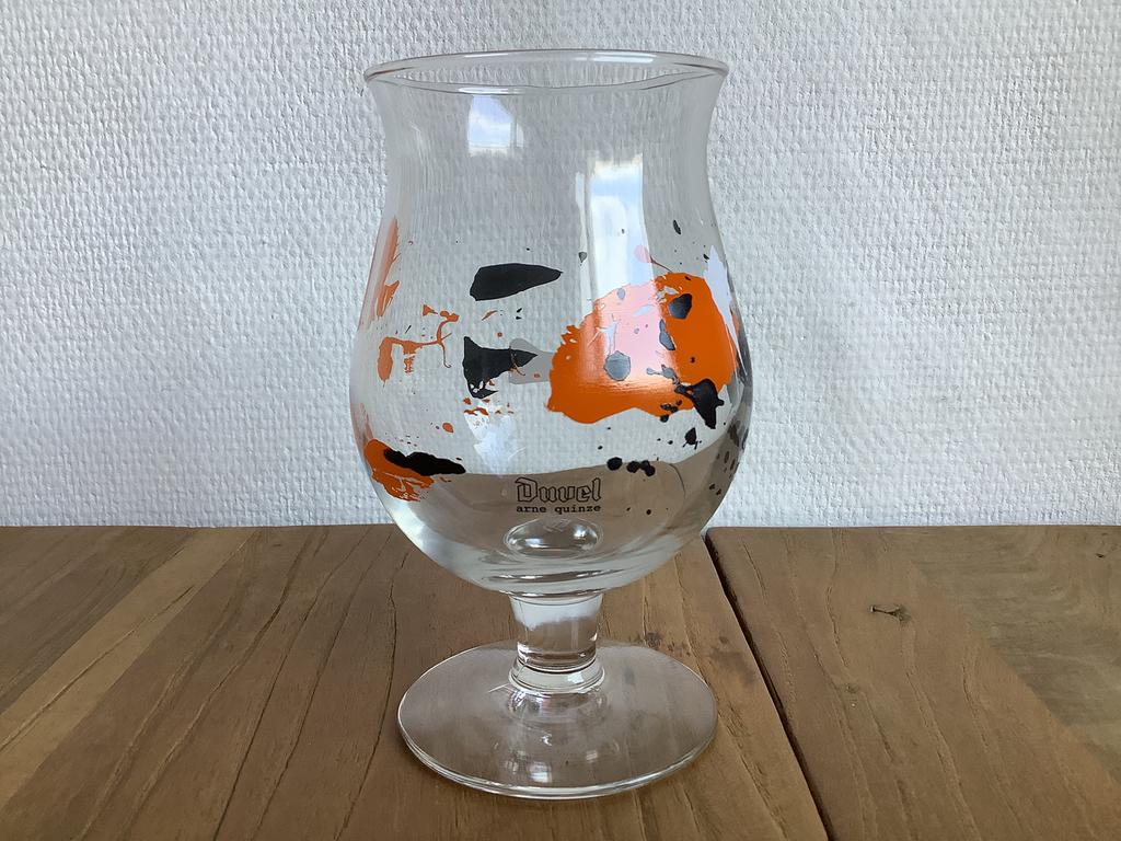 Duvel glas Arne Quinze, Verzamelen, Ophalen, Nieuw, Bierglas