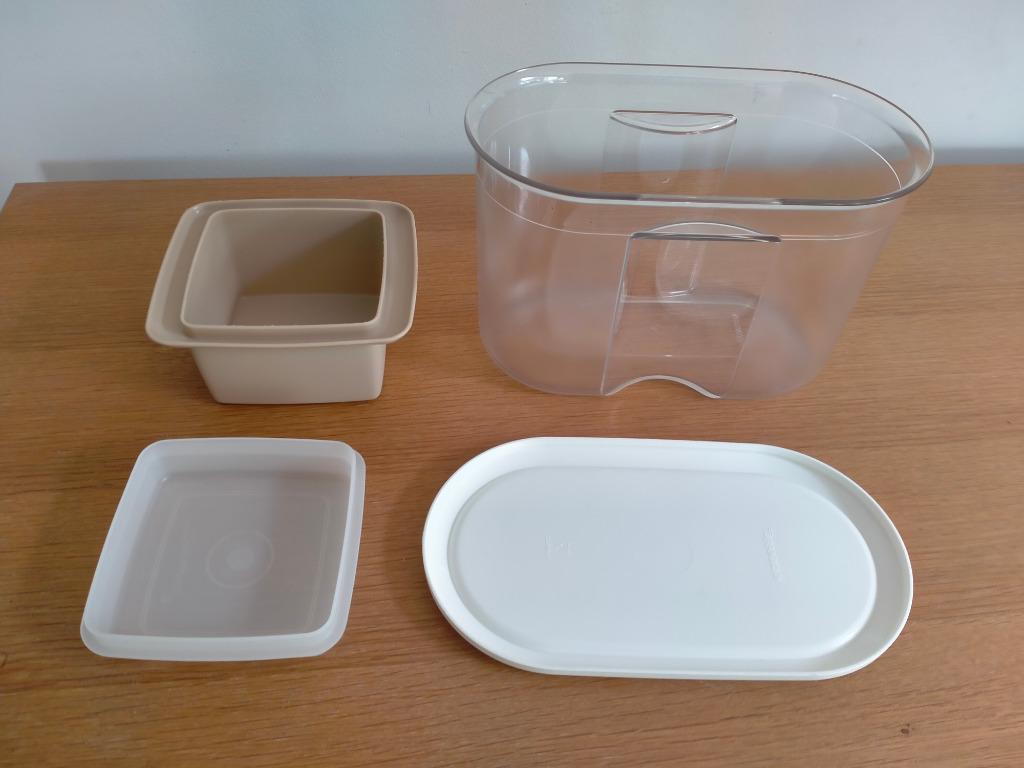 Tupperware boterpotje, Ophalen of Verzenden, Zo goed als nieuw, Bus of Trommel