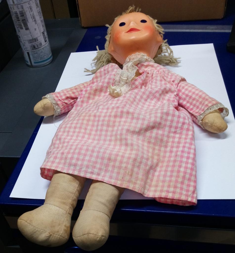 grande poupée chiffon Pimprenelle - 1964, Enlèvement ou Envoi, Utilisé, Poupée