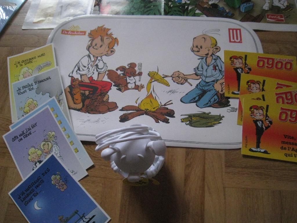 Lot Franquin Spirou Marsupilami stripfiguur, Verzamelen, Verzenden, Overige figuren, Zo goed als nieuw, Beeldje of Figuurtje