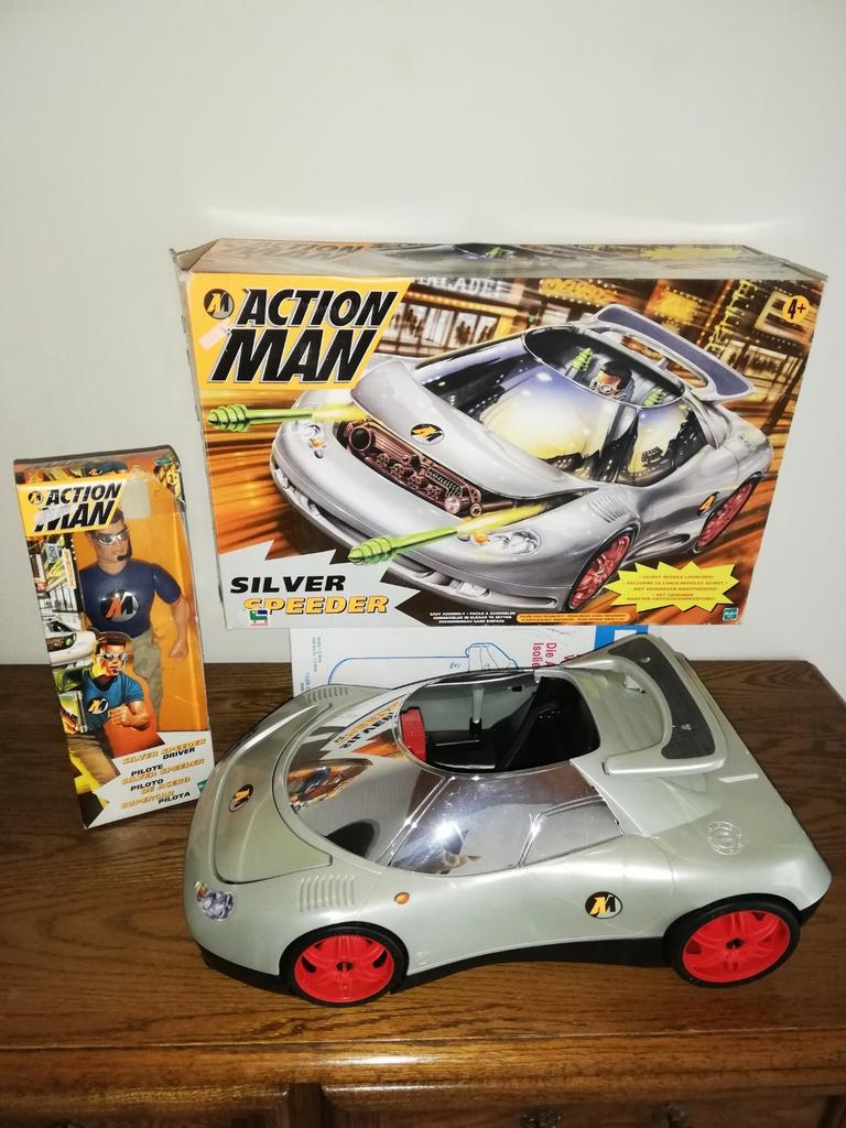 Action man silver speeder, Ophalen of Verzenden, Zo goed als nieuw
