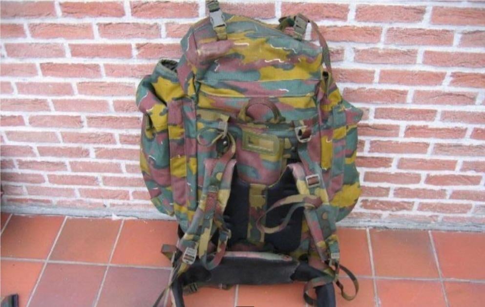 Sac à dos de l'armée belge camouflé - ABL, Collections, Enlèvement ou Envoi, Armée de terre, Autres types