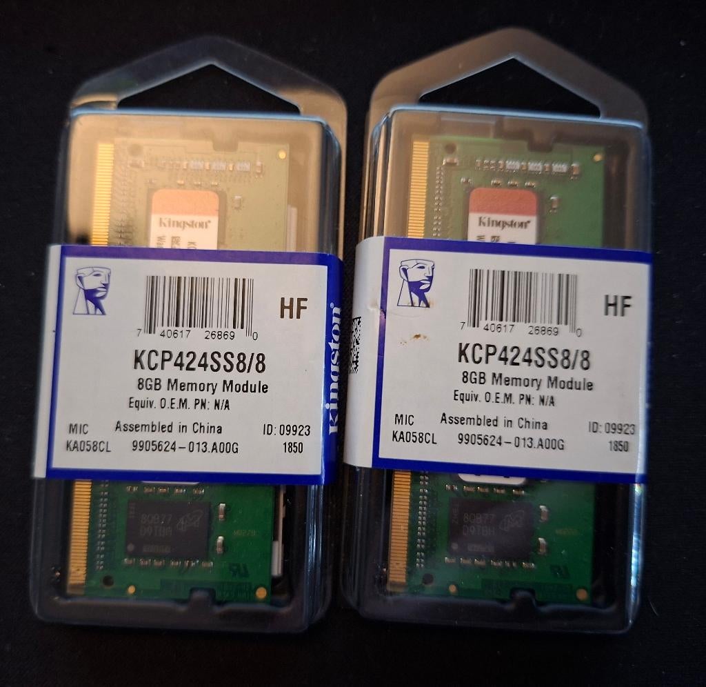 Kingston 16GB DDR4 SODIMM (2x8GB), DDR4, 8 GB, Nieuw, Ophalen of Verzenden