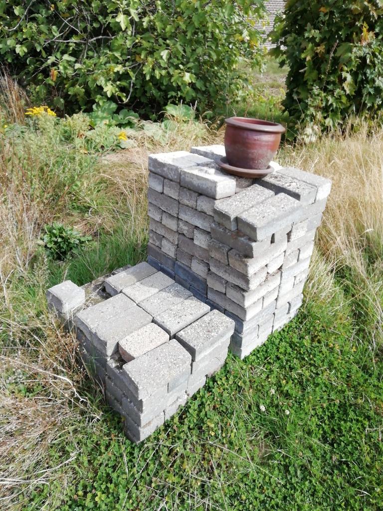 Gratis klinkers, Tuin en Terras, Tegels en Klinkers, Ophalen, Gebruikt, Klinkers