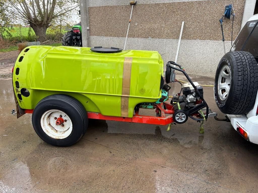 pekelstrooier - hogedruk, Ophalen